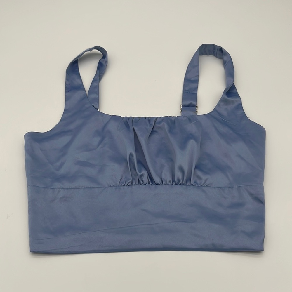 Forever 21 Satin Crop Top